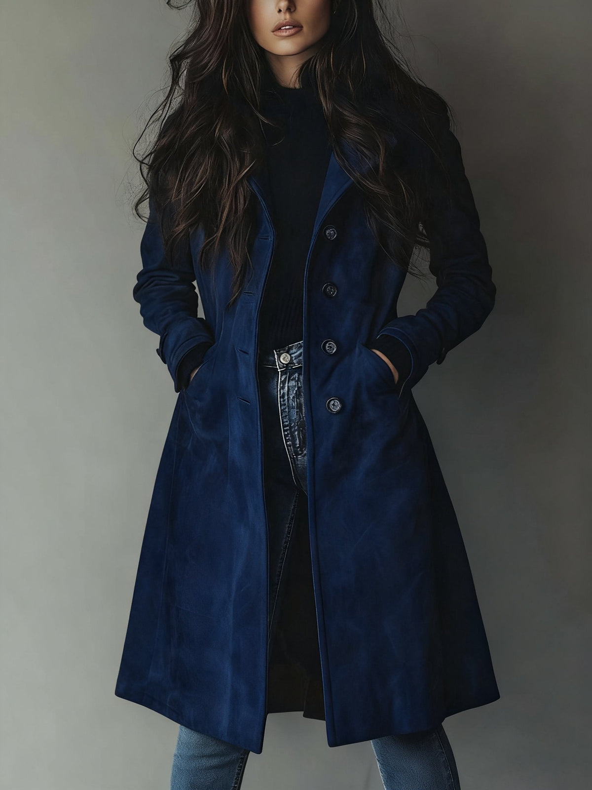 Women's Double-Breasted Classic Trench Coat