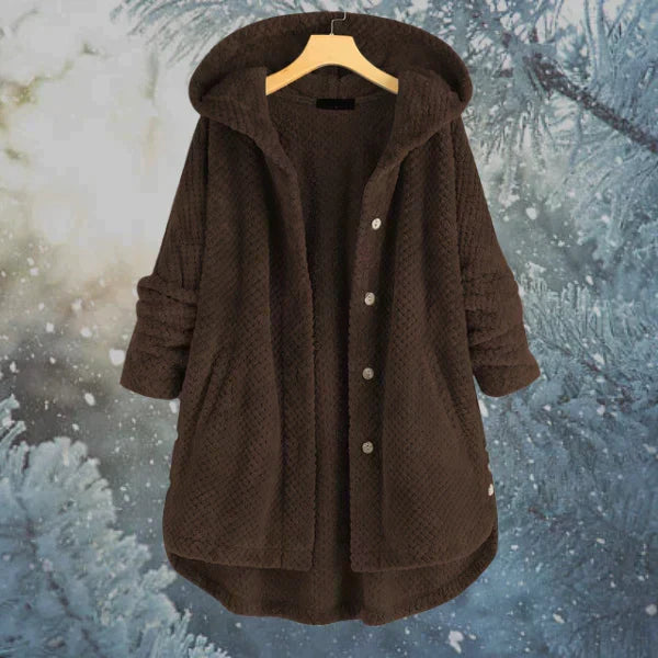 Women's Winter Jacket with Hood and Extra Warm Lining | Perfect for Cold Winter Days - Brown
