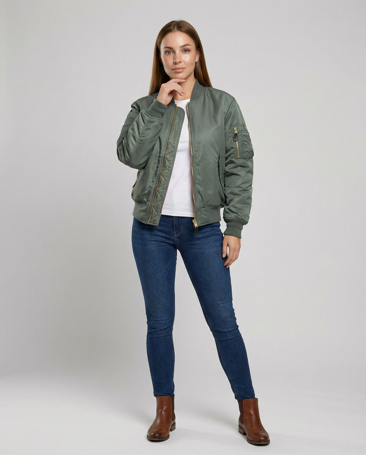 Timeless & Versatile Women's Bomber Jacket