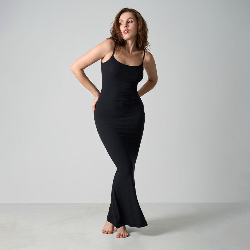 Core Sculpt Minimal Maxi Dress
