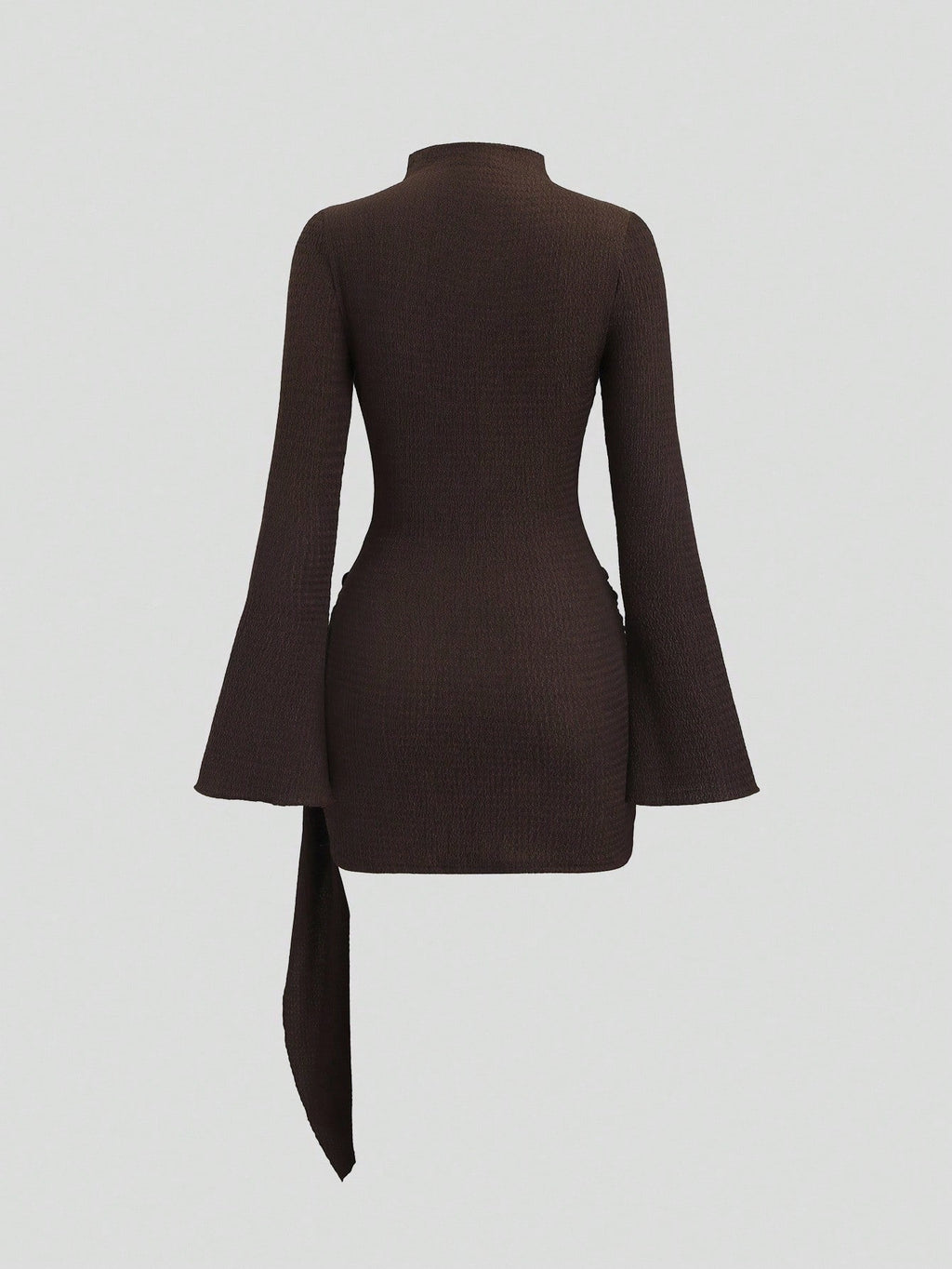 Sculpt Wickel-Akzent Mini-Kleid