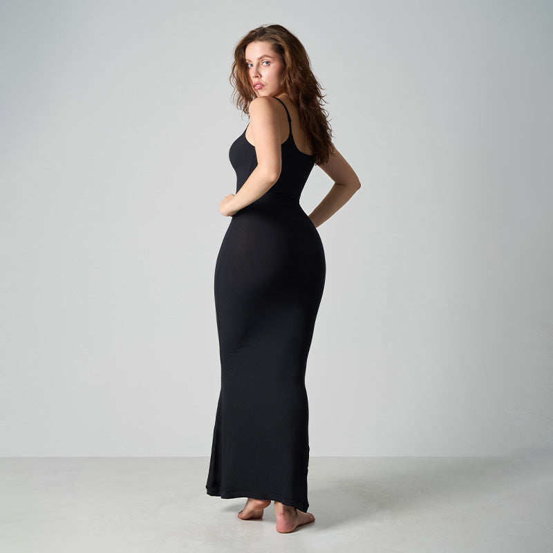 Core Sculpt Minimal Maxi Dress