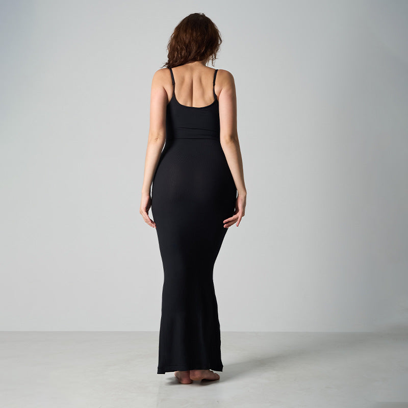 Core Sculpt Minimal Maxi Dress