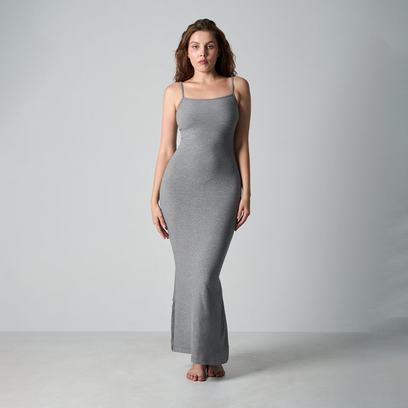 Core Sculpt Minimal Maxi Dress