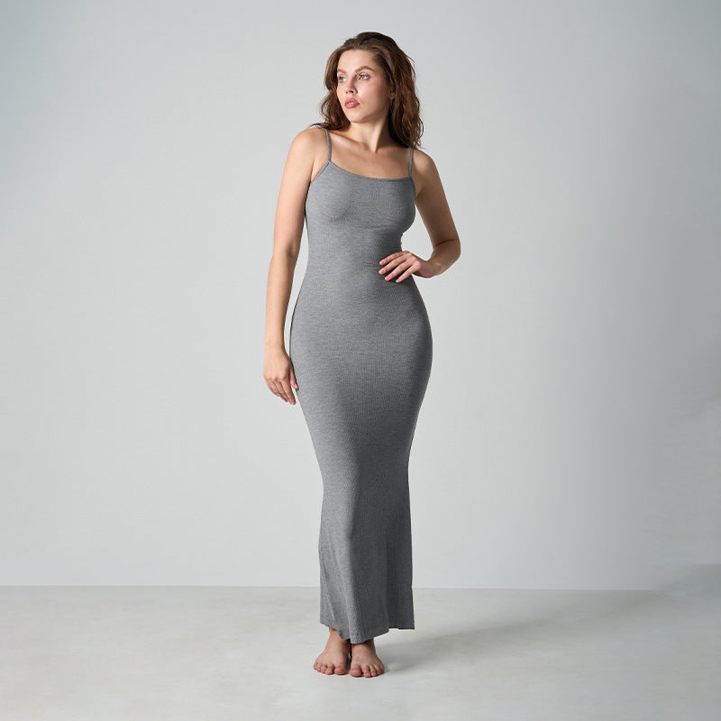 Core Sculpt Minimal Maxi Dress