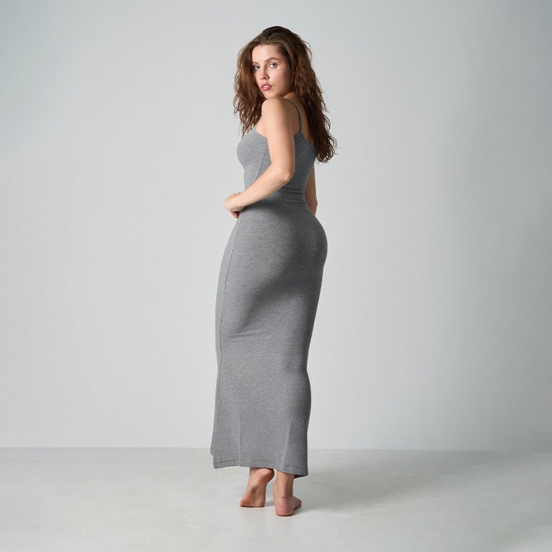 Core Sculpt Minimal Maxi Dress
