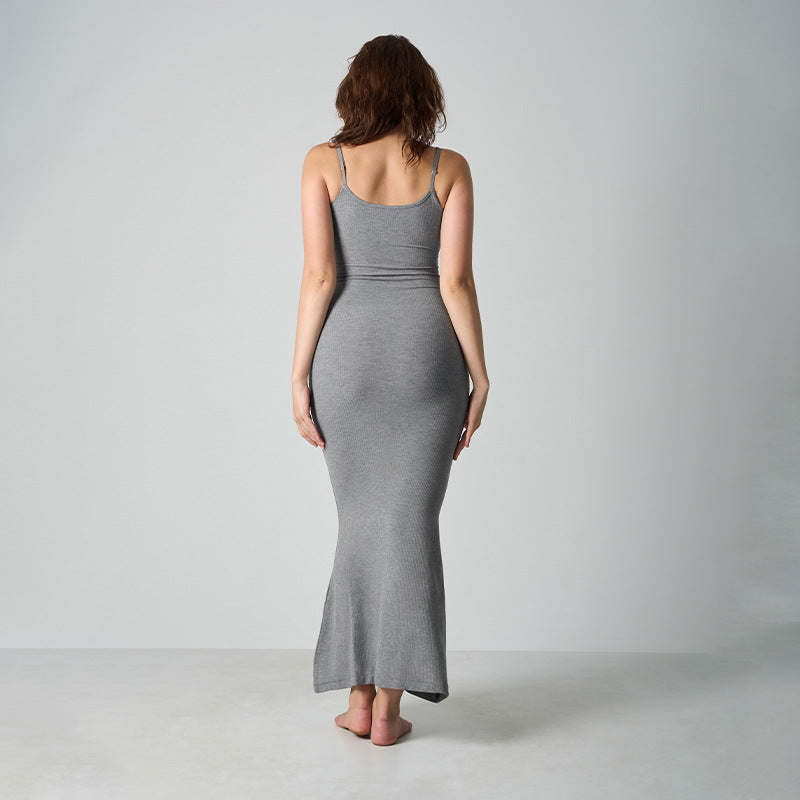Core Sculpt Minimal Maxi Dress