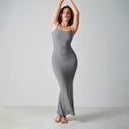 Core Sculpt Minimal Maxi Dress