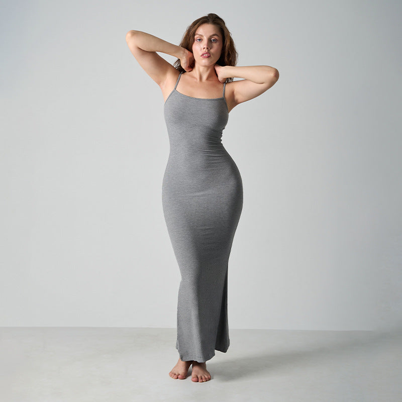 Core Sculpt Minimal Maxi Dress