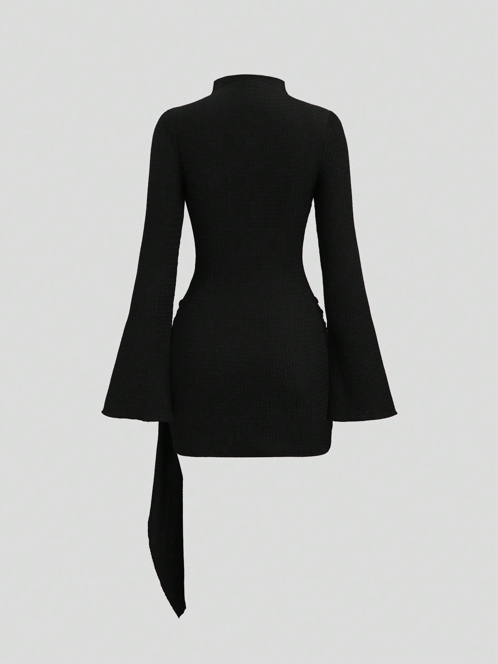 Sculpt Wickel-Akzent Mini-Kleid