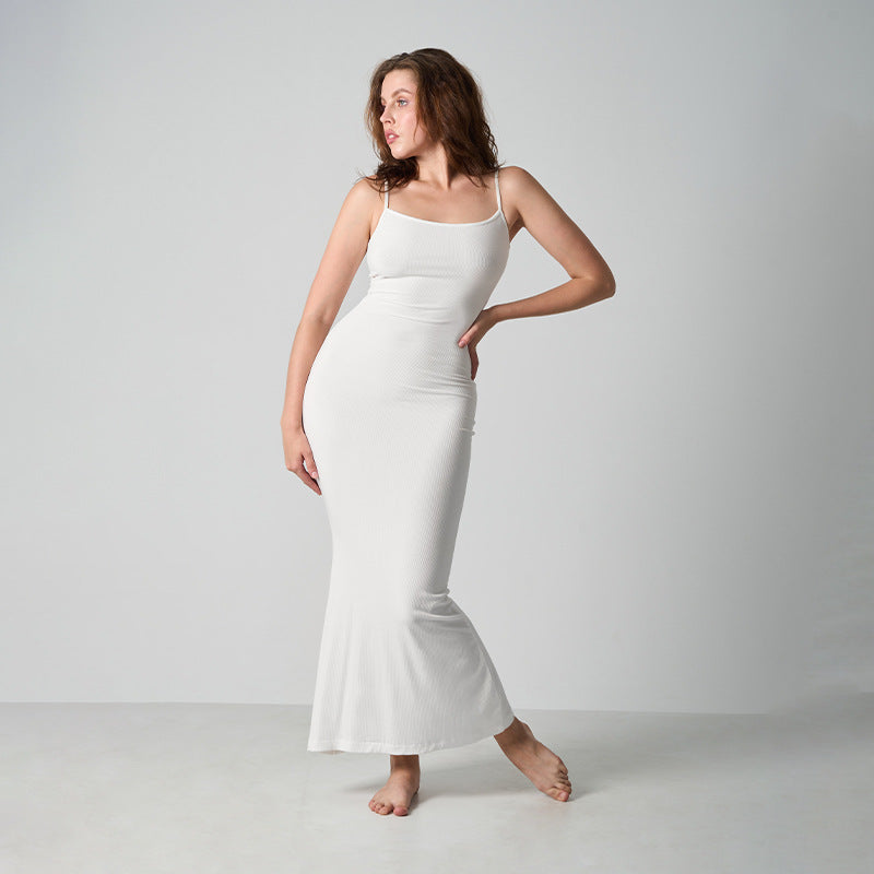 Core Sculpt Minimal Maxi Dress