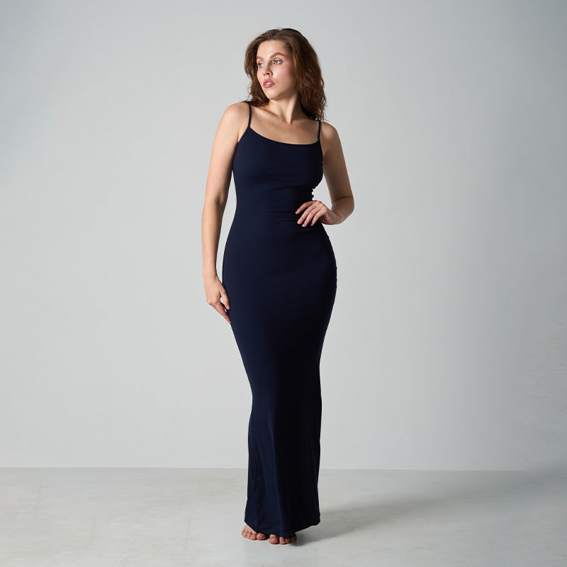Core Sculpt Minimal Maxi Dress