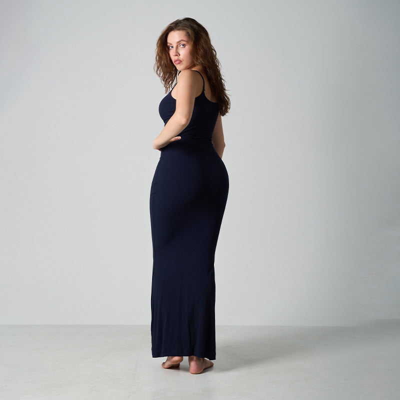Core Sculpt Minimal Maxi Dress
