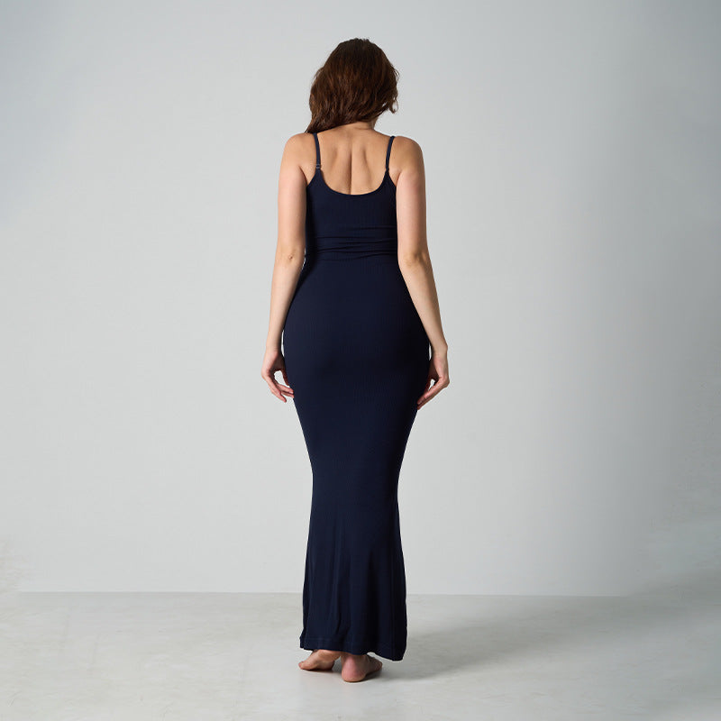 Core Sculpt Minimal Maxi Dress