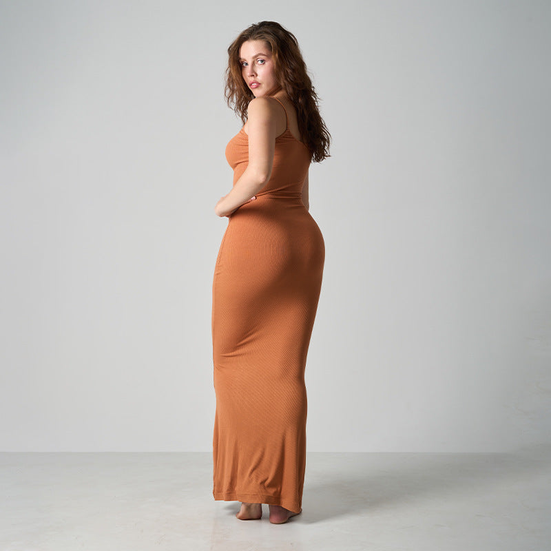 Core Sculpt Minimal Maxi Dress