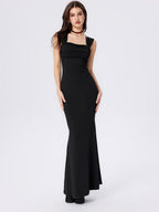 Sculpting Square Neck Maxi Dress