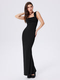 Sculpting Square Neck Maxi Dress