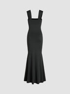 Sculpting Square Neck Maxi Dress