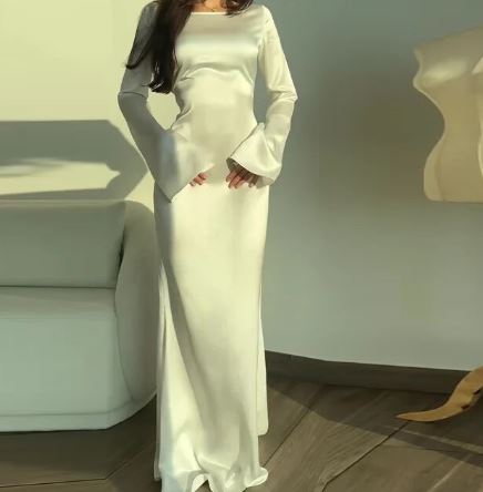 Elegant Long Sleeved Dress for Various Occasions | Evening Dress