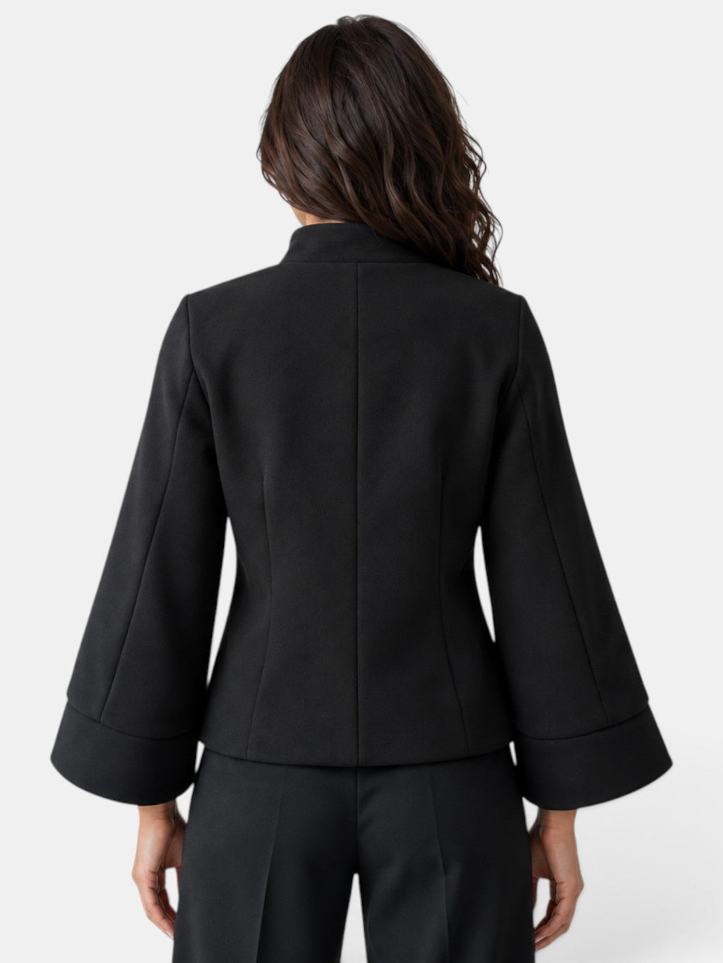 Women's Elegant Wool Cape Jacket