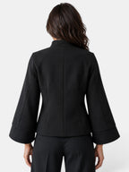 Women's Elegant Wool Cape Jacket