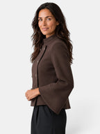 Women's Elegant Wool Cape Jacket