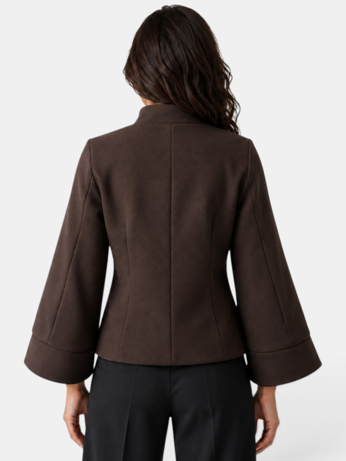Women's Elegant Wool Cape Jacket