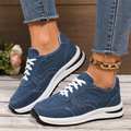 Women's Canvas Lace-Up Barefoot Shoes