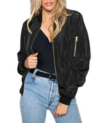 Stilvolle Klassische Bomberjacke Mit Taschen - Perfekt Für Jede Gelegenheit