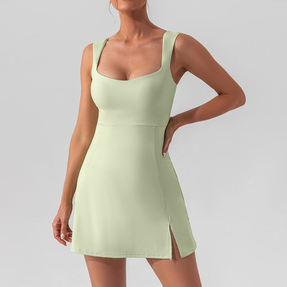Sleeveless Athletic Shaping Mini Dress