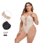 Tiefer Ausschnitt formender Bodysuit