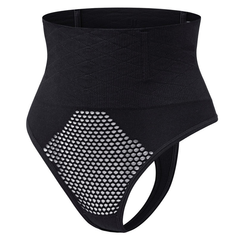 High Waist Mesh Shaping Thong