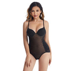 Bodysuit mit offener Rückseite aus Spitze