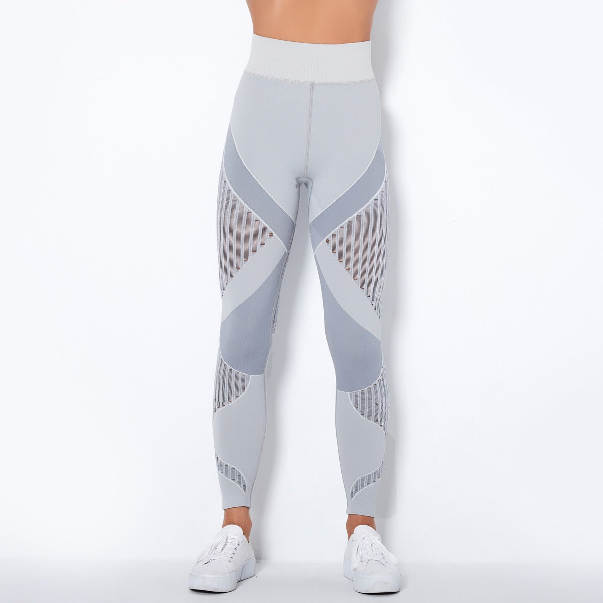 Legging Sculptant Taille Haute en Maille Sans Coutures