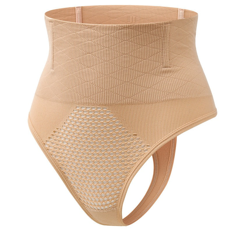 High Waist Mesh Shaping Thong