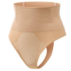 High Waist Mesh Shaping Thong