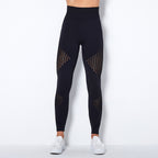 Legging Sculptant Taille Haute en Maille Sans Coutures