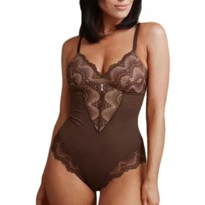 Spitzen-Panel formender Bodysuit