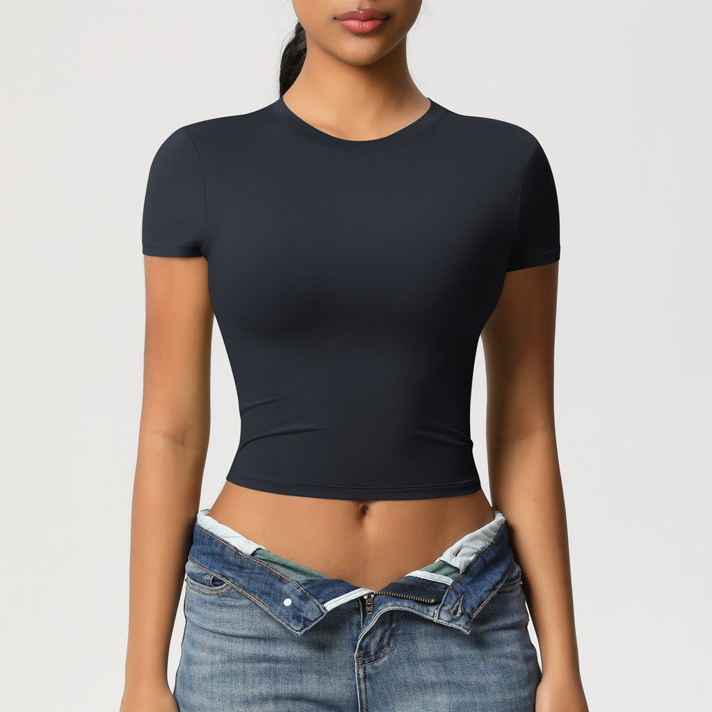 Crop top de sport sculptant seconde peau