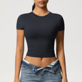 Crop top de sport sculptant seconde peau