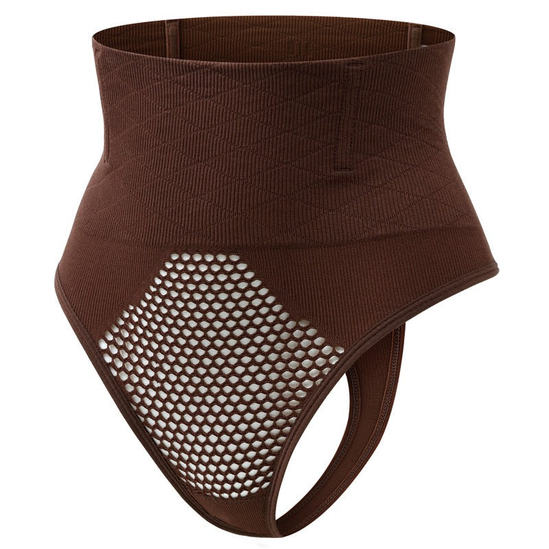 High Waist Mesh Shaping Thong