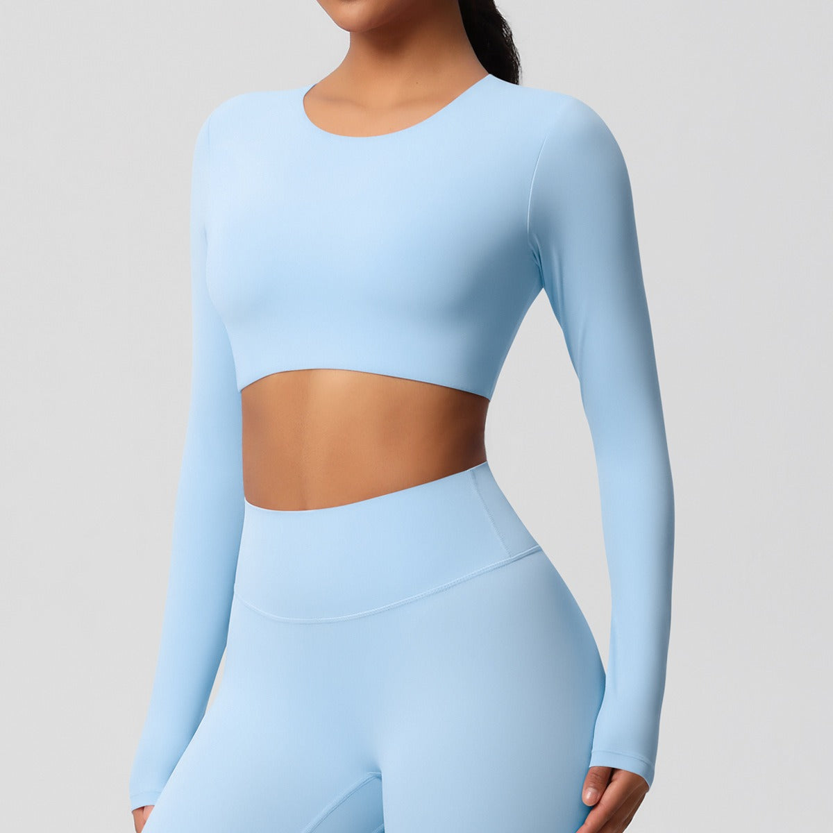 SculptFit Langarm Shaping Crop Top