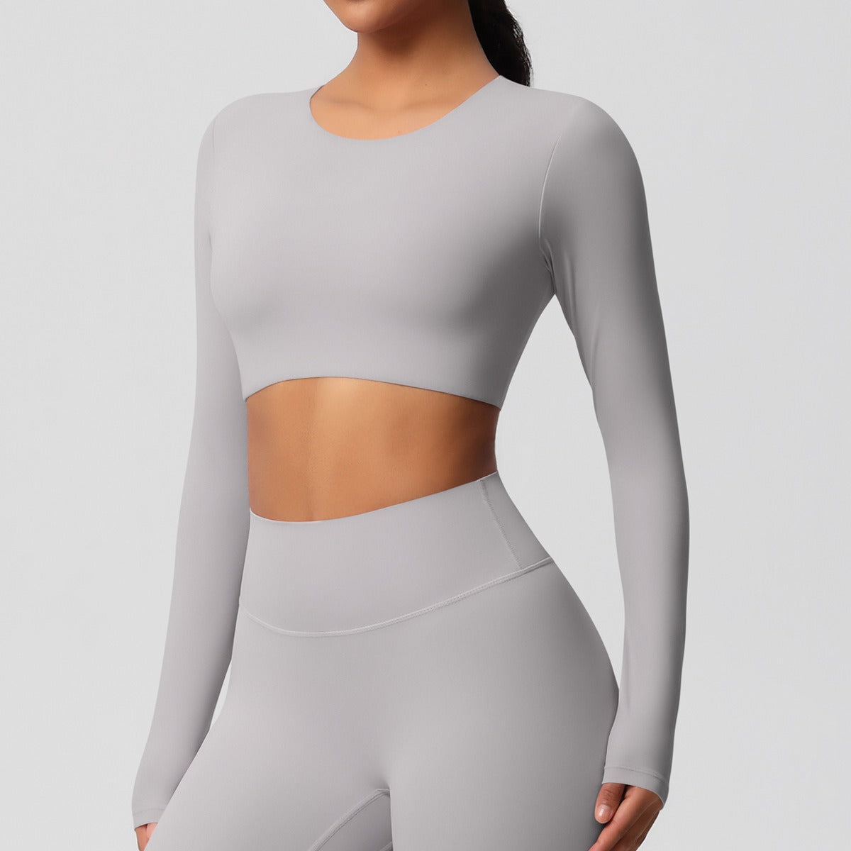 SculptFit Langarm Shaping Crop Top