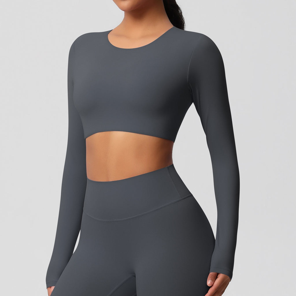SculptFit Langarm Shaping Crop Top