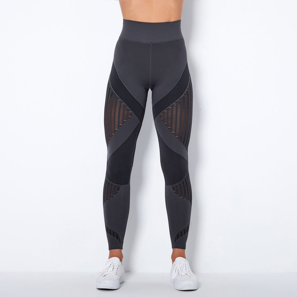 Legging Sculptant Taille Haute en Maille Sans Coutures