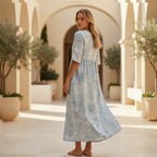 Floral Midi Summer Dress – Lightweight Day To Night for Women