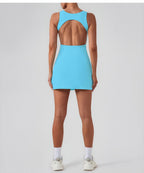 Sleeveless Athletic Shaping Mini Dress