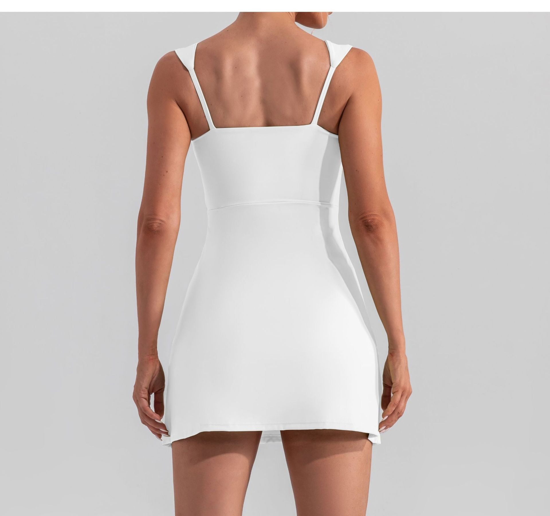 Sleeveless Athletic Shaping Mini Dress