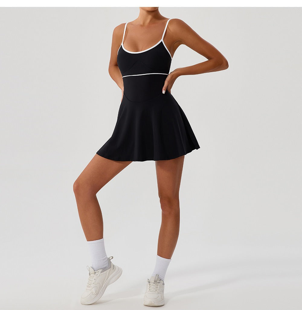 Sportliches Sculpting Fit-and-Flare Shaping Kleid
