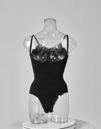 Spitzenbesetzter Camisole-Bodysuit